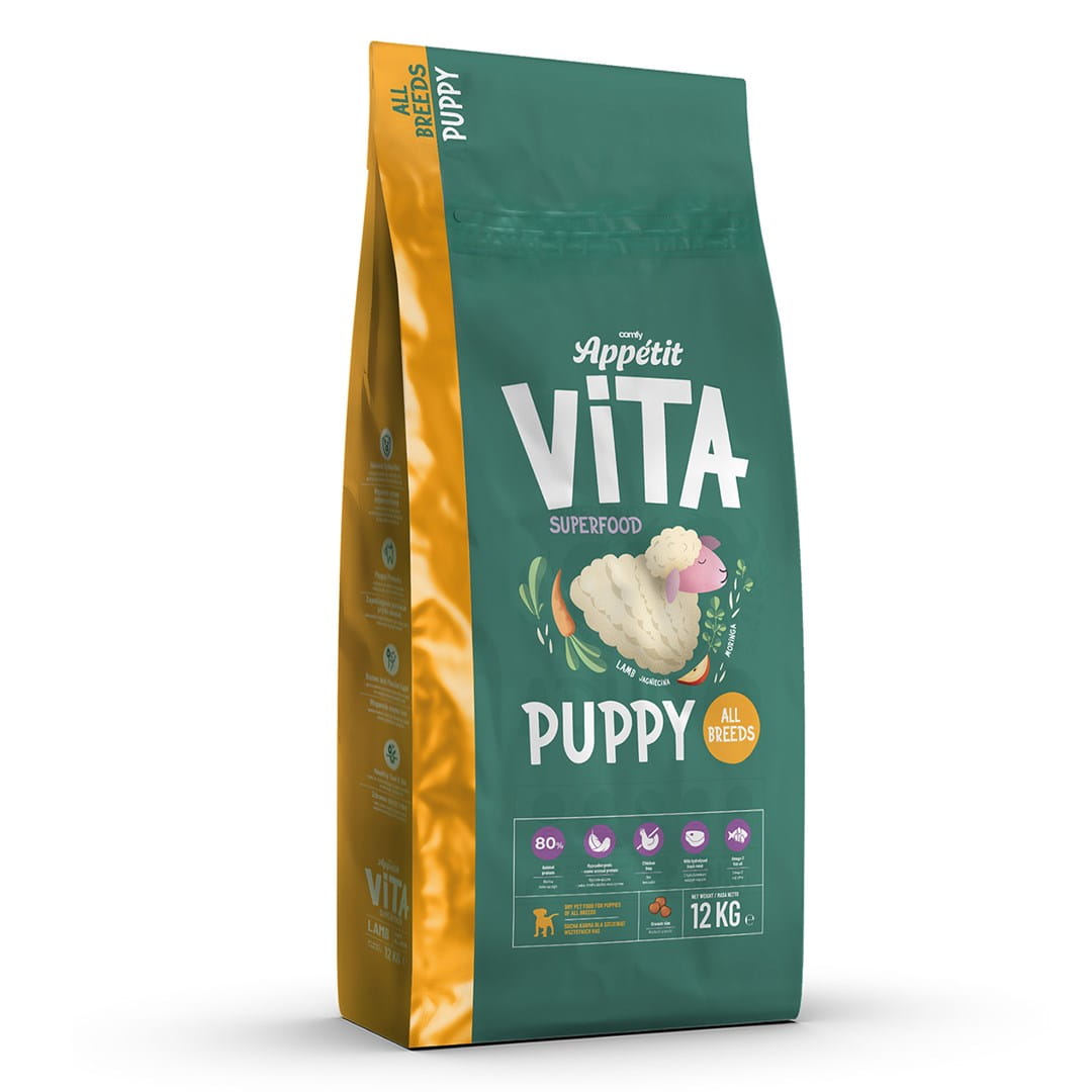 Comfy Appetit Vita Puppy Lamb Karma Sucha Dla Szczeniąt Jagnięcina 12kg